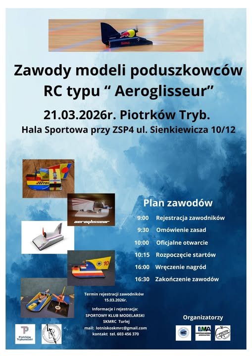 Zawody modeli poduszkowców RC typu " Aeroglisseur"